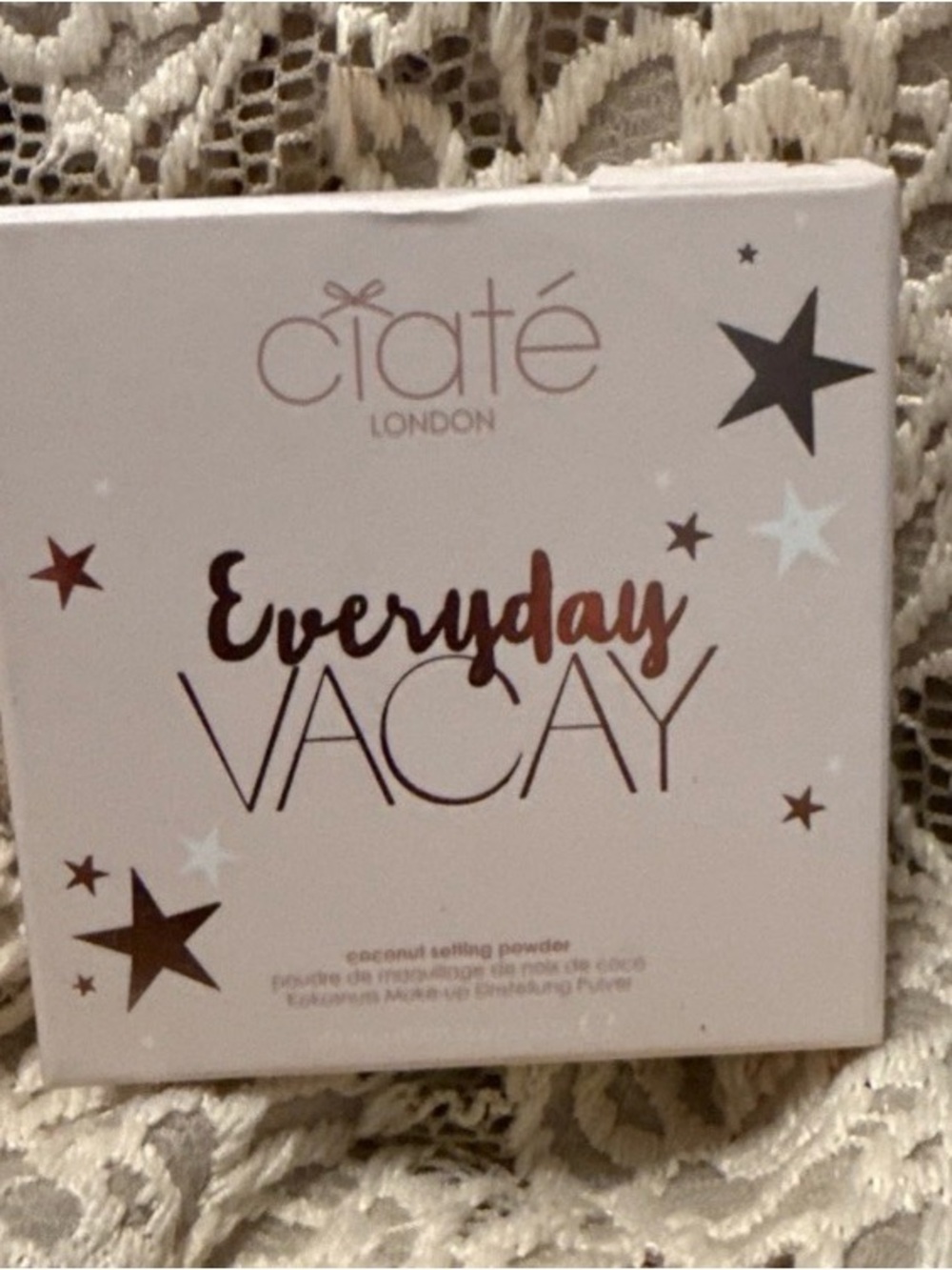 Ciaté Everyday Vacay Setting Powder - Pink & Rose Gold Accents
